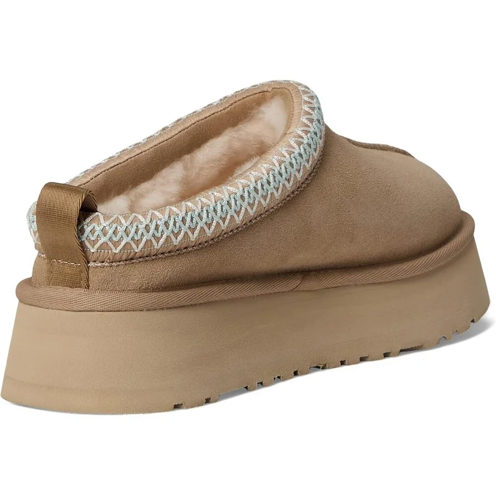 UGG Tazz II 1174471-SAN Slippers Women's 7 Sand Suede Round Toe Platform RHS7243 - Picture 5 of 12